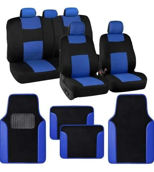 Universal Polyester Fabric Car Seat Covers Set Rea..